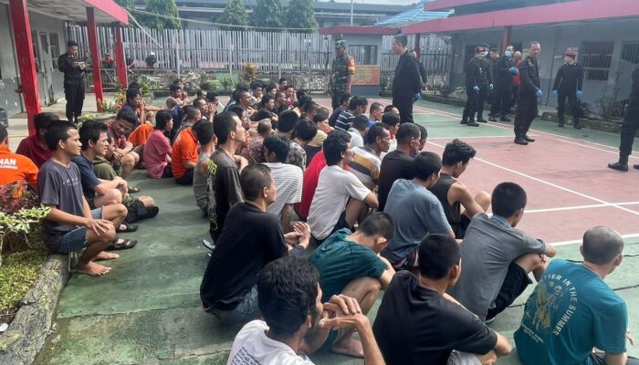 Antisipasi Gangguan Keamanan, Rutan Kelas I Palembang Dirazia