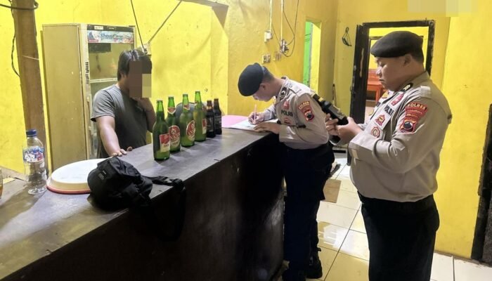 Optimalkan Kegiatan Kepolisian di Wilayah Polres Pekalongan, 62 Botol Miras Diamankan