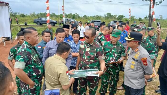 Danrem 044/ Garuda Dempo Tinjau Lahan Hibah Pemkab Muratara untuk Pembangunan Batalyon