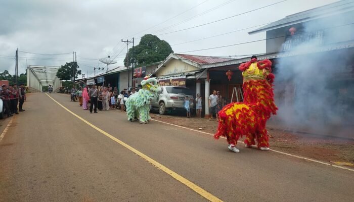 Pengamanan Barongsai Keliling, Polres Kapuas Hulu Pastikan Perayaan Imlek Aman dan Lancar