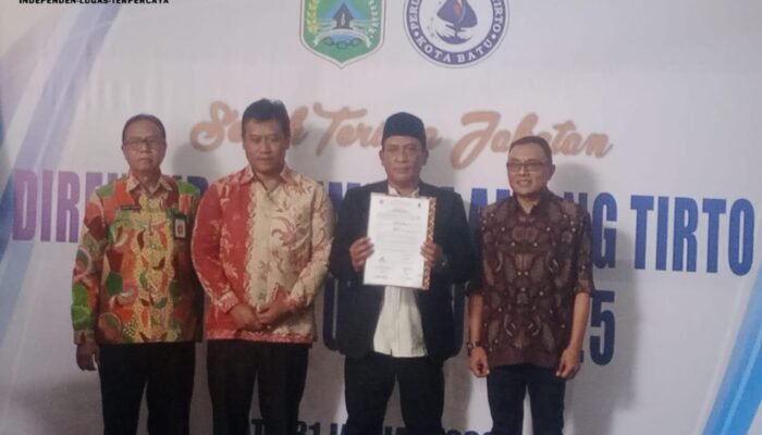 Ihwan Hadi Resmi Ditunjuk Sebagai Penjabat Sementara Perumdam Among Tirto Kota Batu