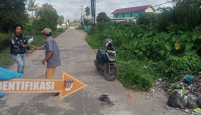 Geger, Warga Irigasi Karya Mulya Temukan Orok Bayi Laki-Laki