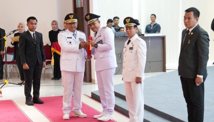 Muhammad Hamzih Resmi Dilantik Sebagai Pj Bupati Polman Sementara Pj Bupati Mamasa Masi di Jabat Muh Zain