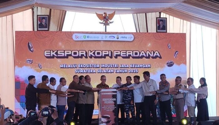 Ekspor Kopi Asal Sumsel ke Malaysia dan Australia Melalui Pelabuhan Boom Baru