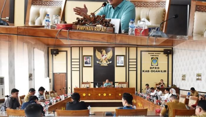 Pelaksanaan Kerja 2025, DPRD Ogan Ilir Gelar Rapat Banmus