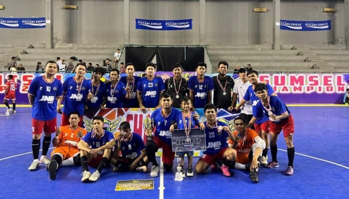 JNE Palembang FC Raih Runner Up Turnamen Sumsel Futsal Champion 2025