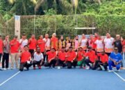 Buka Turnamen Henggi Tenis Lapangan, Ketua Pelti Fakfak Tegaskan Pentingnya Junjung Tinggi Sportivitas