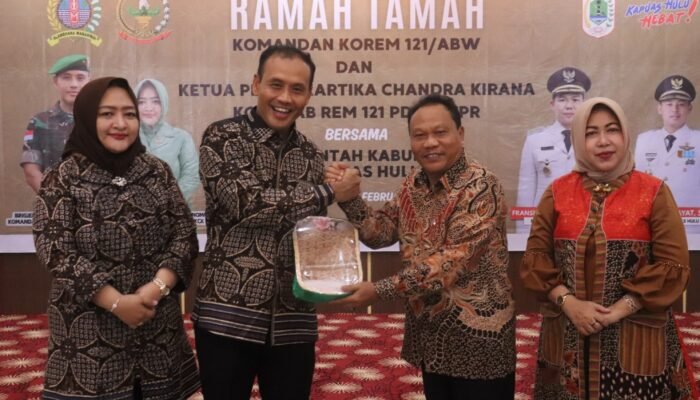 Danrem 121/ Abw Ramah Tamah Dengan Forkopimda dan Tokoh Masyarakat Kabupaten Kapuas Hulu