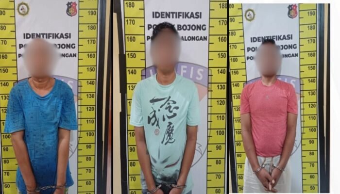Polres Pekalongan Bekuk Komplotan Spesialis Maling di Sekolah