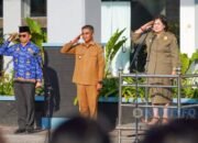 Bupati Karo Cory Sriwaty Sebayang Pimpin Apel, Sampaikan Pesan Haru pada Jajaran Birokrasi