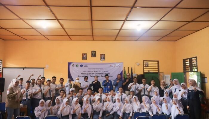 Dalam Upaya Mewujudkan Generasi Muda Berakhlak, Sehat dan Berkarakter, SKK Migas-Medco E&P Gelar Sosialisasi di SMA Negeri 1 Gunung Megang