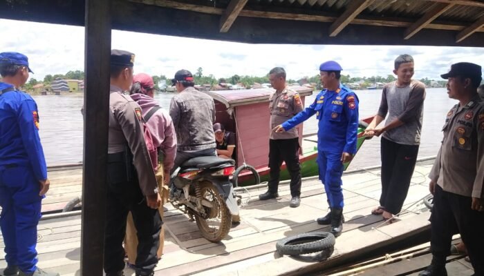 Polres Kapuas Hulu Terjunkan Patroli Perairan di Silat Hilir