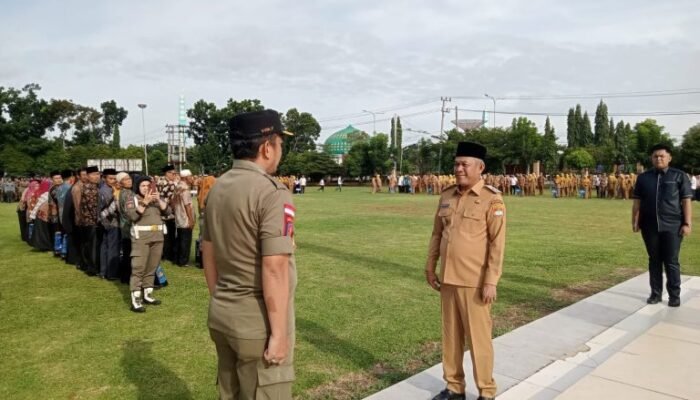 Wakil Bupati Mura Pimpin Apel Perdana Usai Pelantikan Bupati