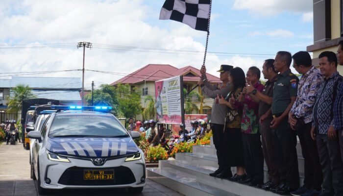 Sambut Bulan Suci Ramadhan 1446H, Polres Kapuas Hulu Gandeng OKP dan Mahasiswa Gelar Bakti Sosial