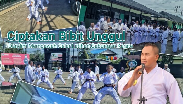 Kodim Mempawah Rutin Gelar Latihan Gabungan Karate