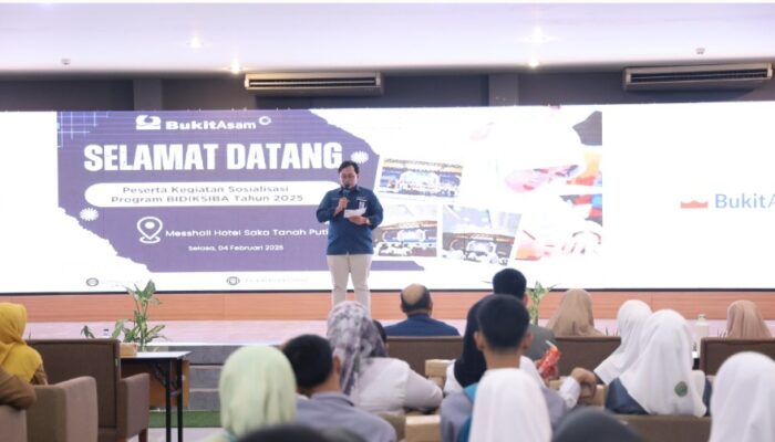 Bukit Asam Gelar Sosialisasi Bidiksiba untuk Siswa-siswi dari Keluarga Prasejahtera