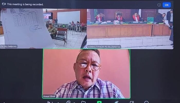 6 Kali Mangkir Akhirnya Aswari Rivai Mantan Bupati Lahat Hadir sebagai Saksi secara Online dalam Perkara Korupsi Tambang