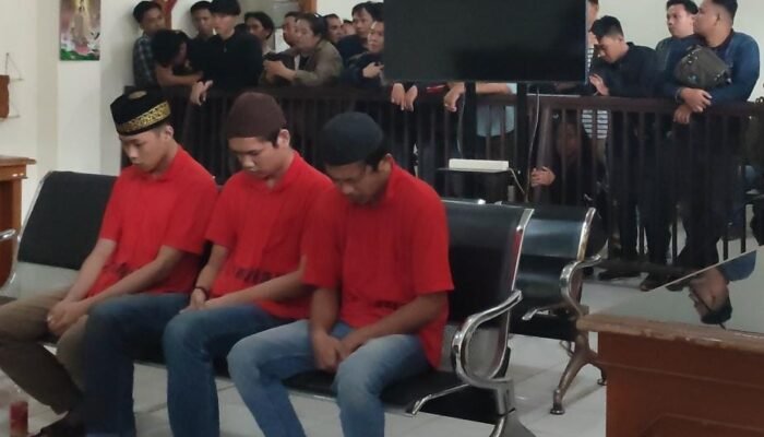 3 Terdakwa Pembunuhan di Distro Anti Mahal Divonis Mati