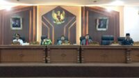 Sambutan Ketua DPRD Batanghari pada Rapat Paripurna Pasca Pelantikan Fadhil-Bakhtiar