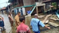 Gerak Cepat, Kepala Dinas BPBD Turun Lansung Ke Lokasi Banjir di Desa Muara Megang