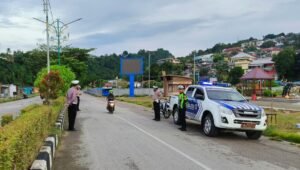 Satlantas Polres Fakfak Amankan 9 Unit Sepeda Motor Dalam Patroli Subuh