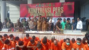 Operasi Pekat Semeru 2025, Polresta Malang Amankan Puluhan Tersangka Berbagai Kasus