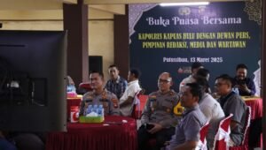 Polres Kapuas Hulu dan Wartawan Berbuka Puasa Bersama
