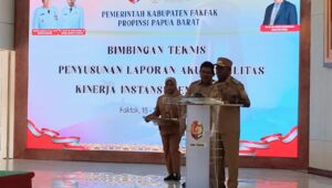 Wakil Bupati Fakfak Buka Bimbingan Teknis Penyusunan Lakip