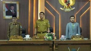 Rapat Paripurna DPRD Batanghari Tetapkan Fadhil-Bakhtiar Sebagai Bupati dan Wakil Bupati Periode 2025-2030