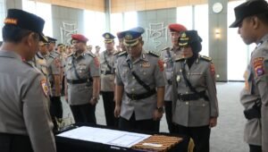 Kapolda Sumbar Pimpin Sertijab beberapa Pejabat Utama Polda Sumbar