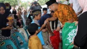 Santunan Anak Yatim di Lubuk Rotan, Wabup Sergai: Kegiatan Sederhana Manfaat Besar