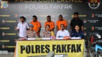 Polisi Amankan Tiga Pelaku Pencurian Besi Pengaman Pagar di Fakfak