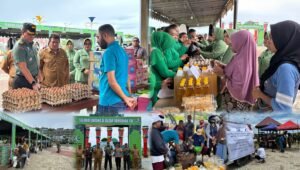 Danrem 182/JO Gelar Bazar Murah Untuk Masyarakat di Fakfak