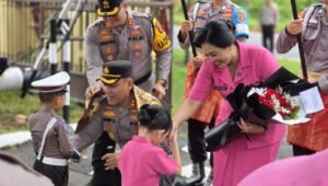 Polres Prabumulih Gelar Penyambutan dan Pelepasan Kapolres