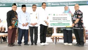 Pemerintah Kota Batam Salurkan Bantuan Bersama Badan Amil Zakat Nasional Kepada Penyandung Disabilitas