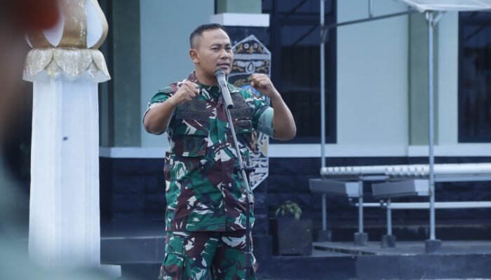 Dandim Mempawah Tekankan Keamanan saat Apel Pelepasan Cuti Lebaran Gelombang 1