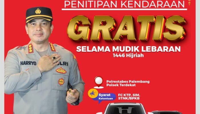 Mudik Lebaran Aman, Kendaraan Bisa Dititipkan di Polrestabes dan Polsek Setempat
