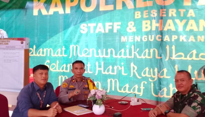 Pos Pelayanan Idul Fitri 2025 Polresta Jambi Disambut Baik Pengunjung Mall WTC Jambi
