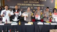 Operasi Pekat 2025, Polrestabes Palembang Ringkus 91 Bandit Jalanan