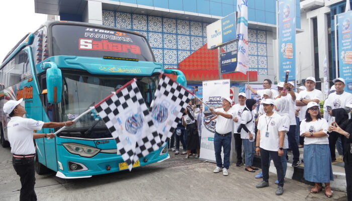 Mudik Asik 2025, PT BRI Tbk Regional Office Palembang Berangkatkan 250 Pemudik ke Sumbar dan Lampung