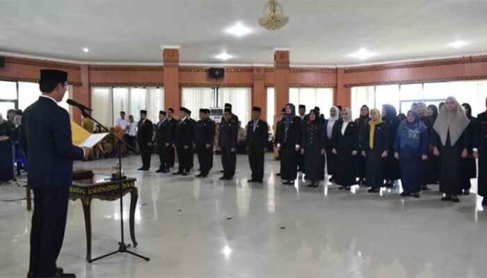 Pj. Bupati OKI Lantik 49 Pejabat, Meritokrasi Berjalan Baik