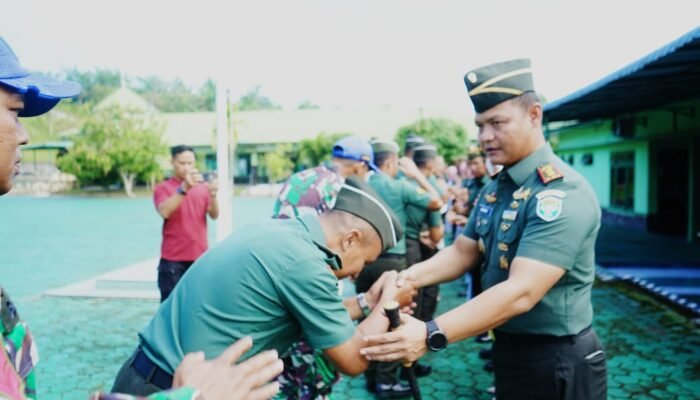 Dandim 0117 Aceh Tamiang Pimpin Apel Pengecekan Kelengkapan Personil Usai Cuti Lebaran