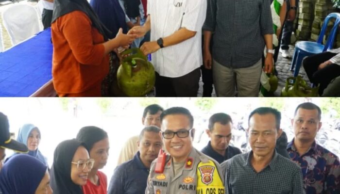 Sekda Elman Buka Operasi Pasar Gas Elpiji 3 Kilo Gram Pemkot Prabumulih
