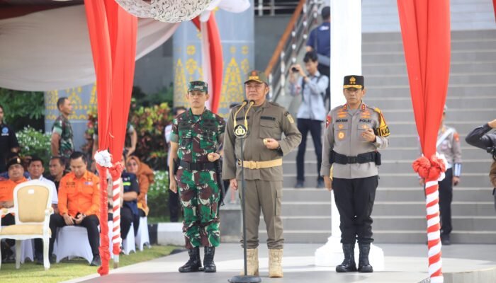 Irup Gelar Pasukan Ketupat Musi 2025, Gubernur Herman Deru Bacakan Amanat Kapolri Listyo Sigit Prabowo