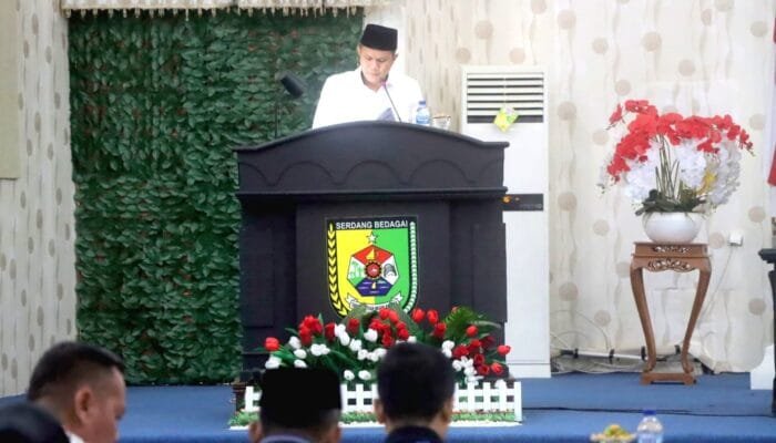 Wabup Sergai Sampaikan Nota Pengantar LKPJ 2024 dan Pengesahan RKT DPRD 2026