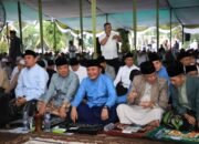 Gubernur Herman Deru Bersama Ribuan Jamaah Se Kota Palembang Sholat Idul Fitri di Masjid Agung