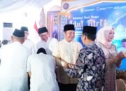 Ribuan Masyarakat OKU Timur Antusias Silaturahmi Halal Bihalal Bersama Gubernur Herman Deru