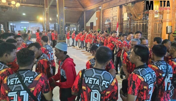 Halalbihalal Lebaran 2025 Bupati Tulungagung Bersama VETA FC di Pendopo