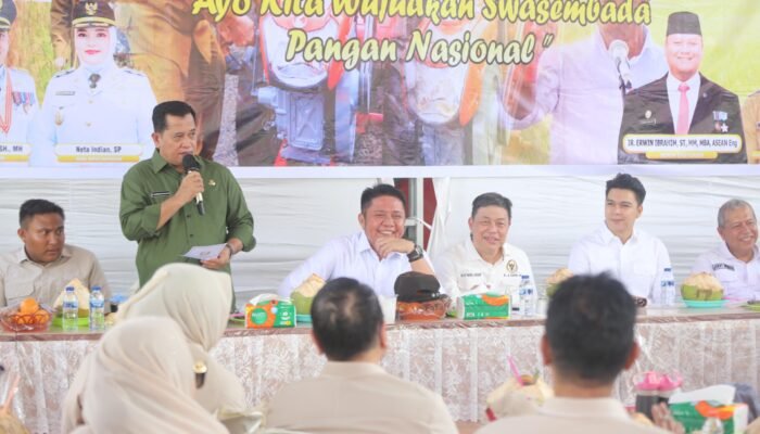 Gubernur Herman Deru Dampingi Reses Komisi IV DPR RI Tinjau Lokasi OPLA Desa Srimenanti Tanjung Lago Banyuasin