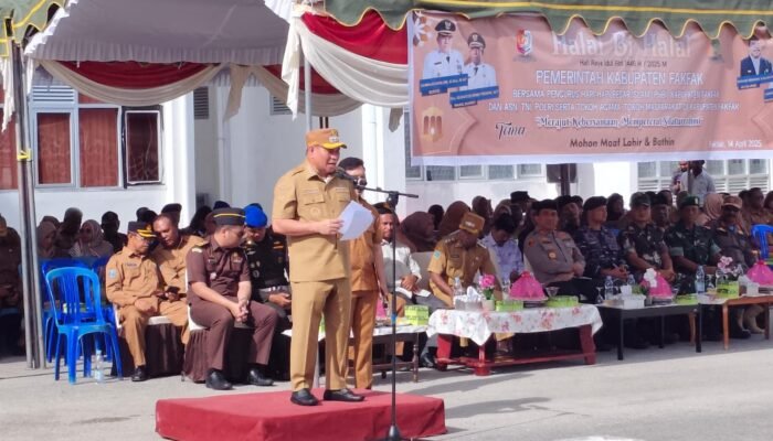 Halal Bihalal Pertama, Bupati Fakfak Sebut Persatuan dan Ukhuwah Modal Besar Dalam Membangun Negeri